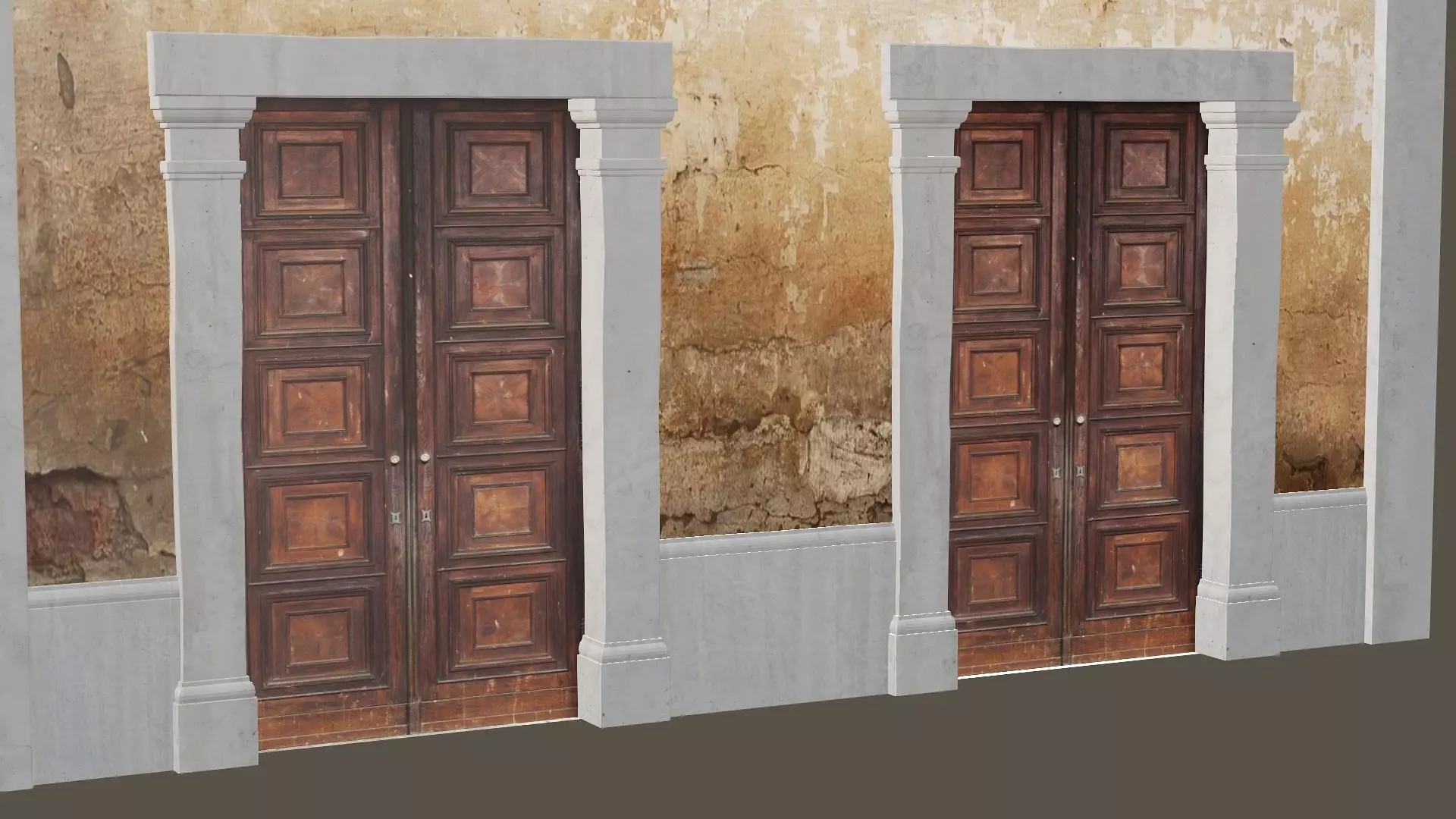 Indian Building X3 Low Poly 3D Model Low-poly 3D model_4