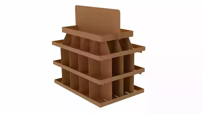 Point of Sale Cardboard Display Stand Texture