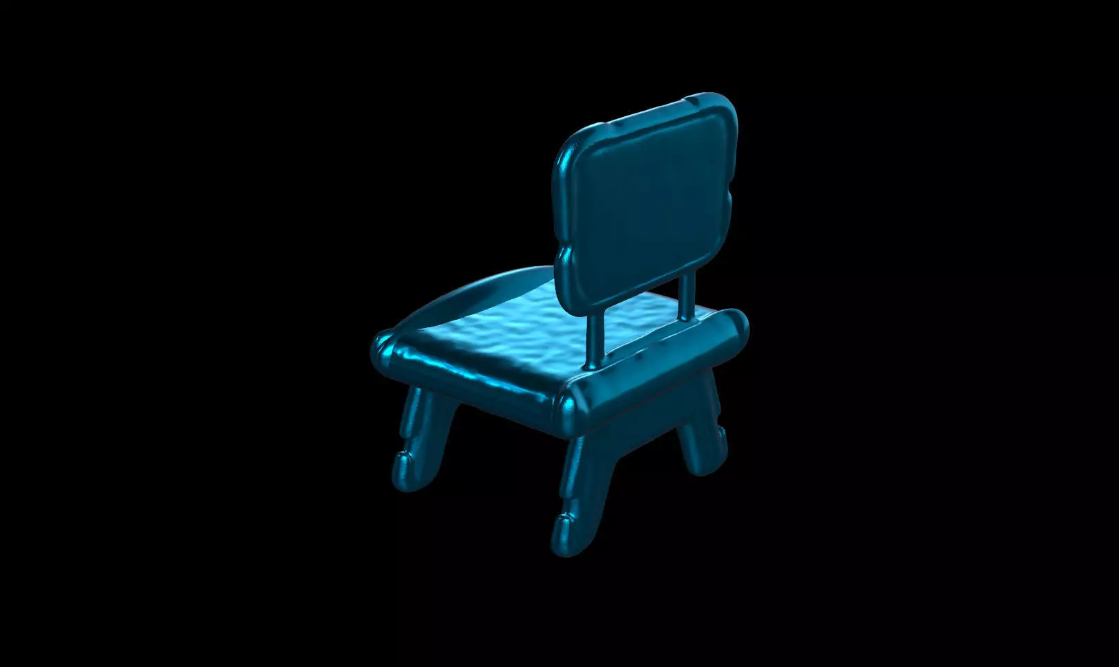 Simple AI Chair 3D model_8