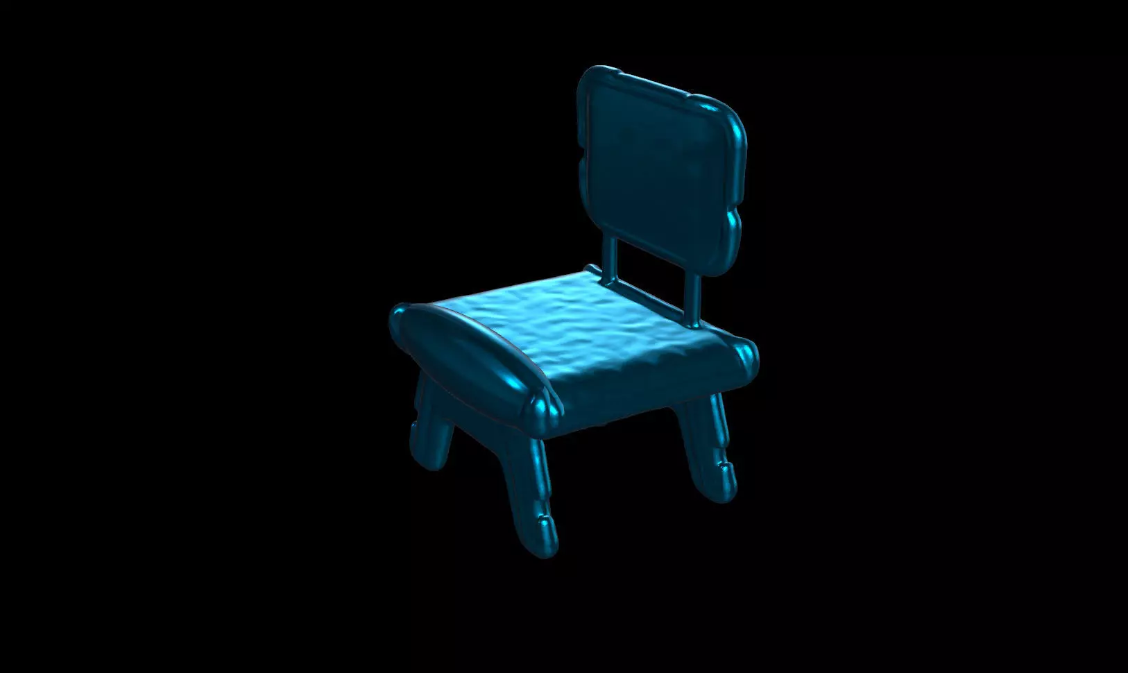 Simple AI Chair 3D model_10