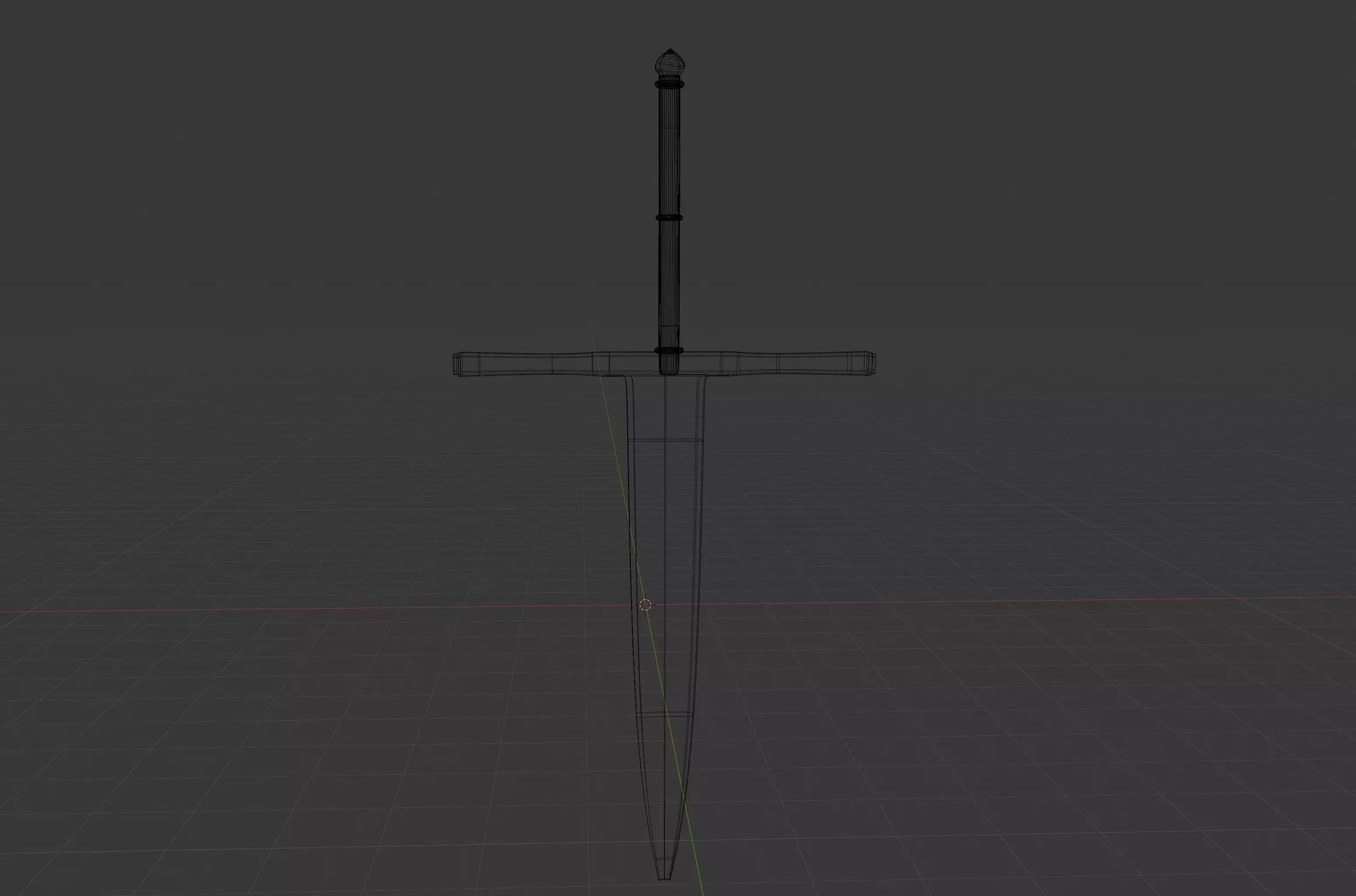Steel sword II 3D model_0