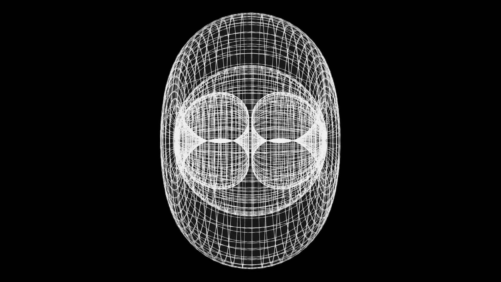 Annuli Torus - Sacred Geometry - Wiremesh Model 3D print model_3