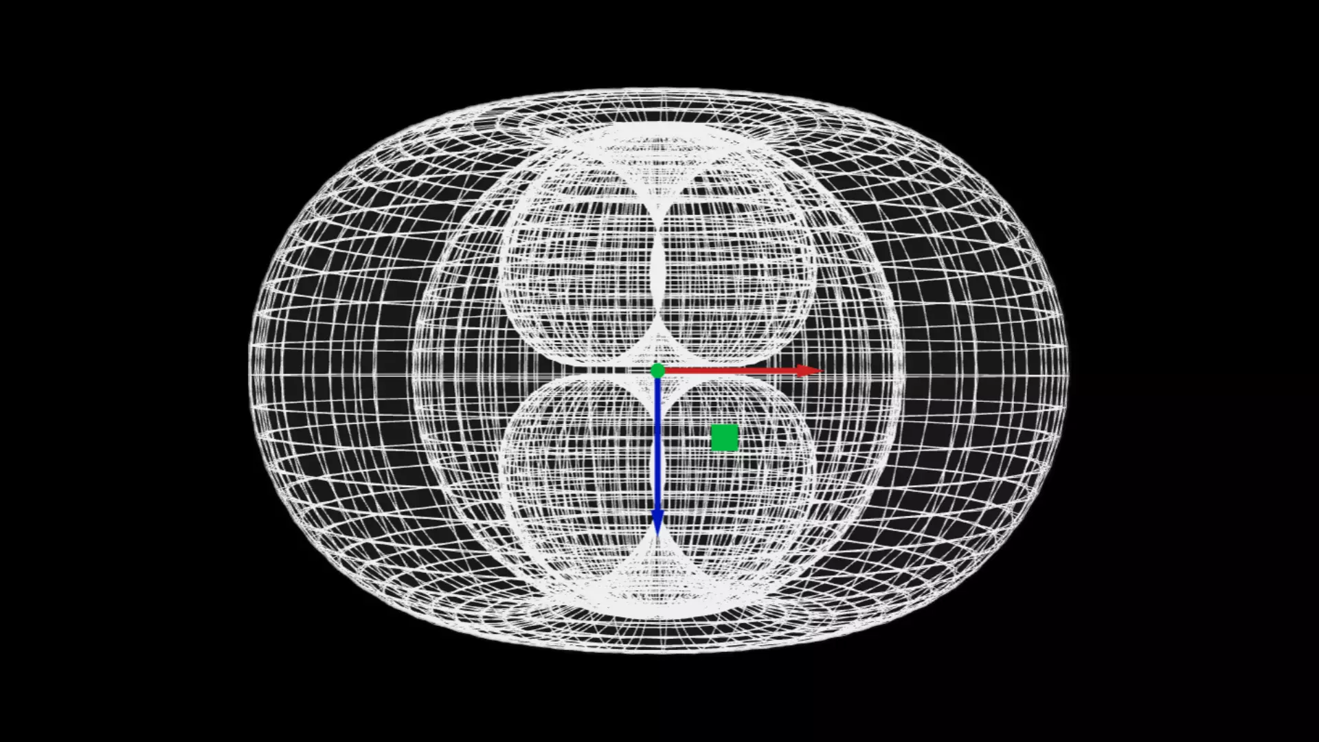 Annuli Torus - Sacred Geometry - Wiremesh Model 3D print model_2