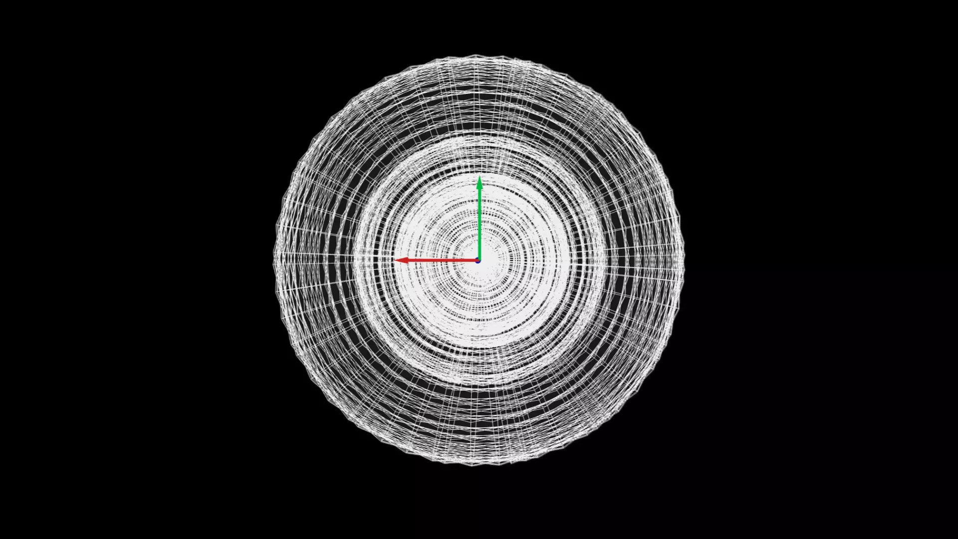 Annuli Torus - Sacred Geometry - Wiremesh Model 3D print model_1