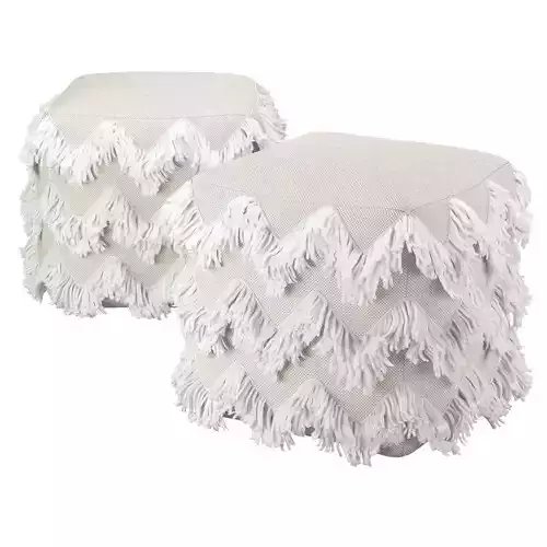 Pouffe Nashik Beige 3D model