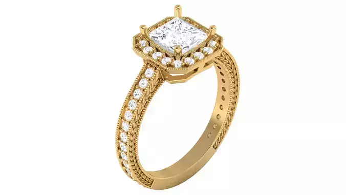 Women Ring  Render 3dm STL OBJ FBX Details