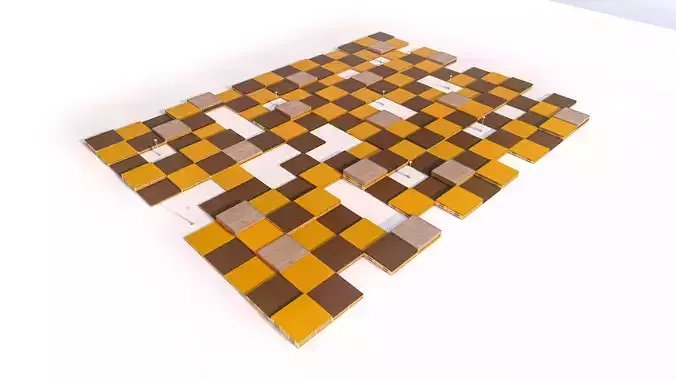 Modular Checkerboard Pavers and Decking