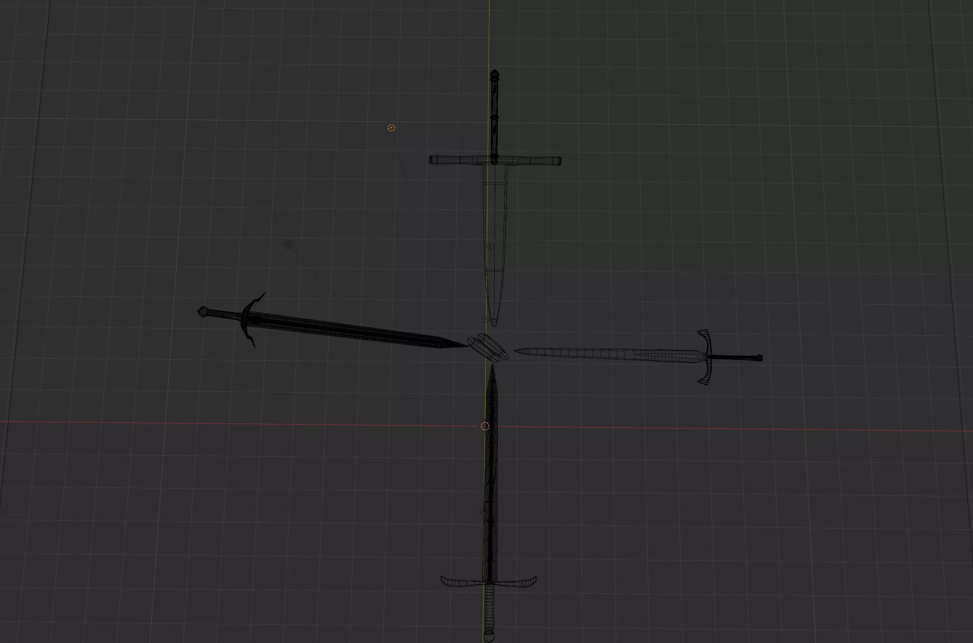 RITUAL of four blades 3D model_5