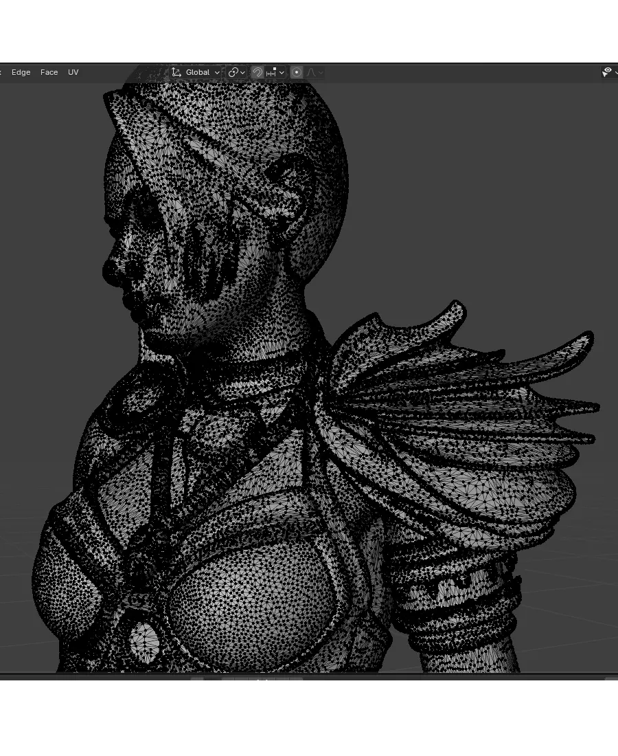 Barbarian Queen 3D print model_8