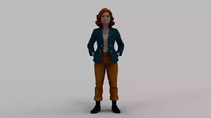 Modern Lady Miniature