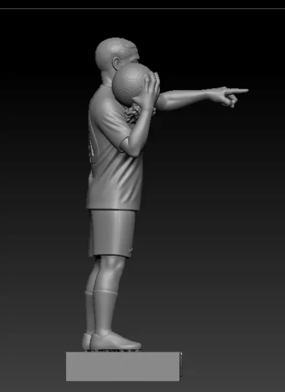 Ousmane Dembele Ballon dOr Pose Model 3D print model_3