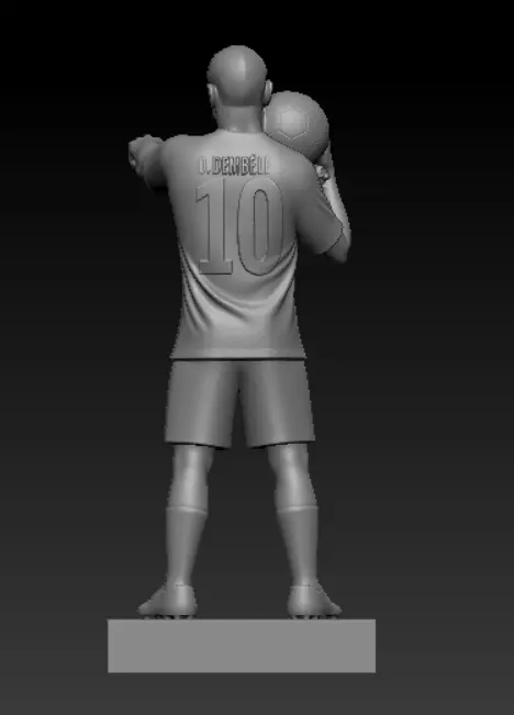Ousmane Dembele Ballon dOr Pose Model 3D print model_5