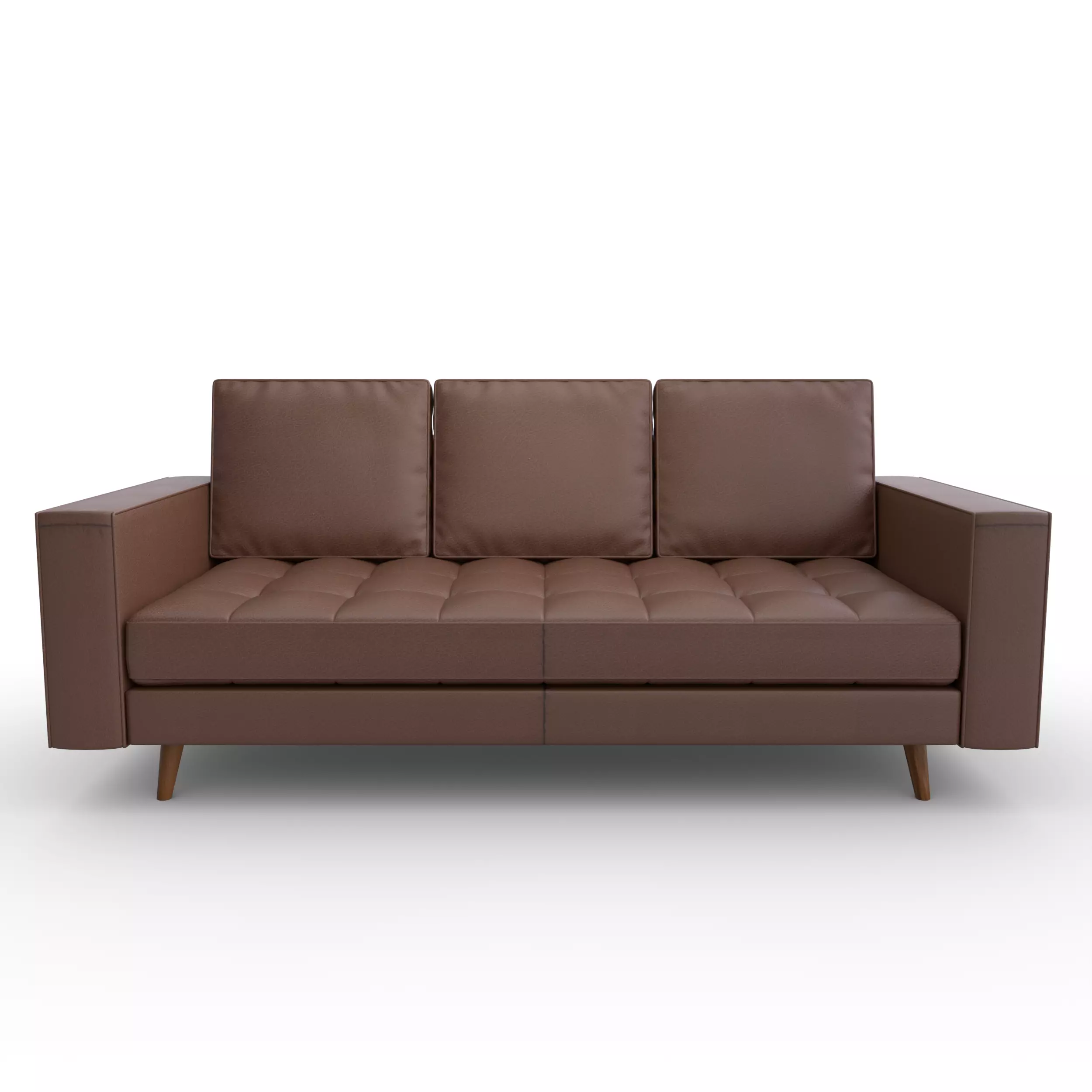 Modern 3 Seater Sofa 3D model_1
