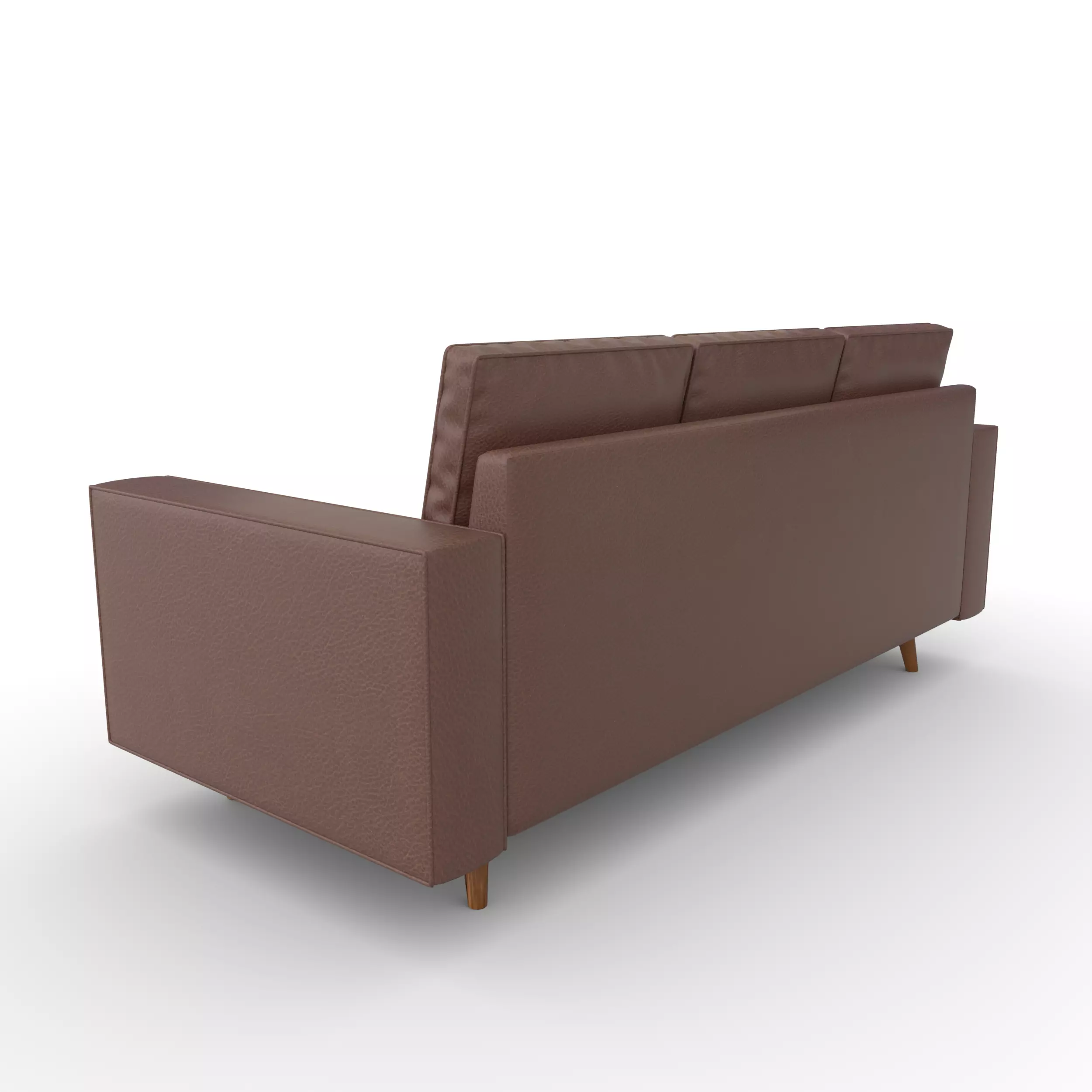 Modern 3 Seater Sofa 3D model_3
