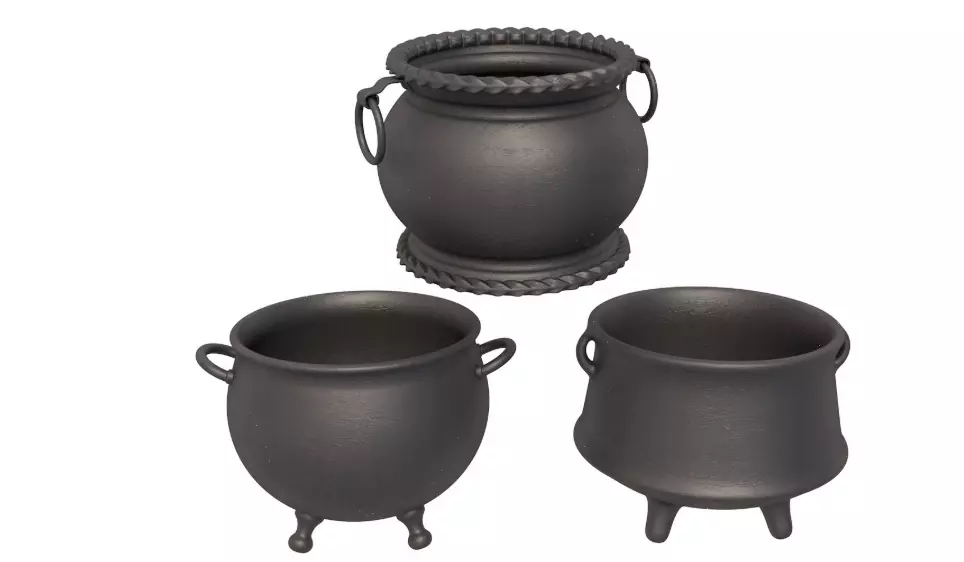 Cauldron collection 3D model_0