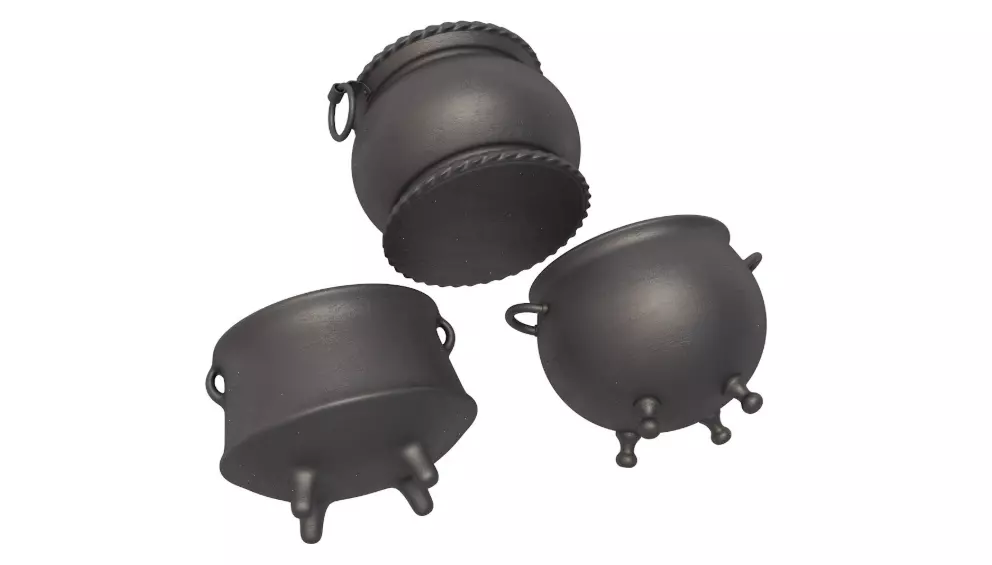 Cauldron collection 3D model_2