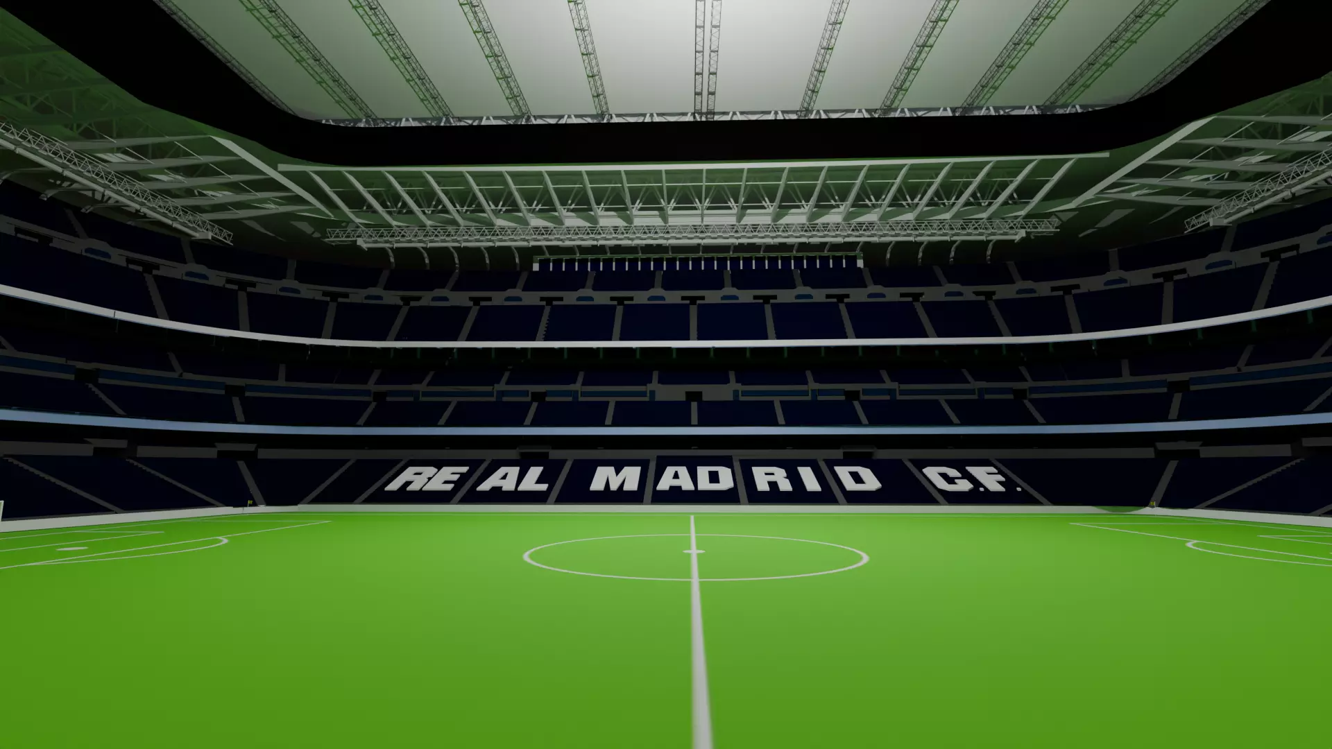 Santiago Bernabeu - The Bernabeu - Real Madrid Stadium 3D model_6