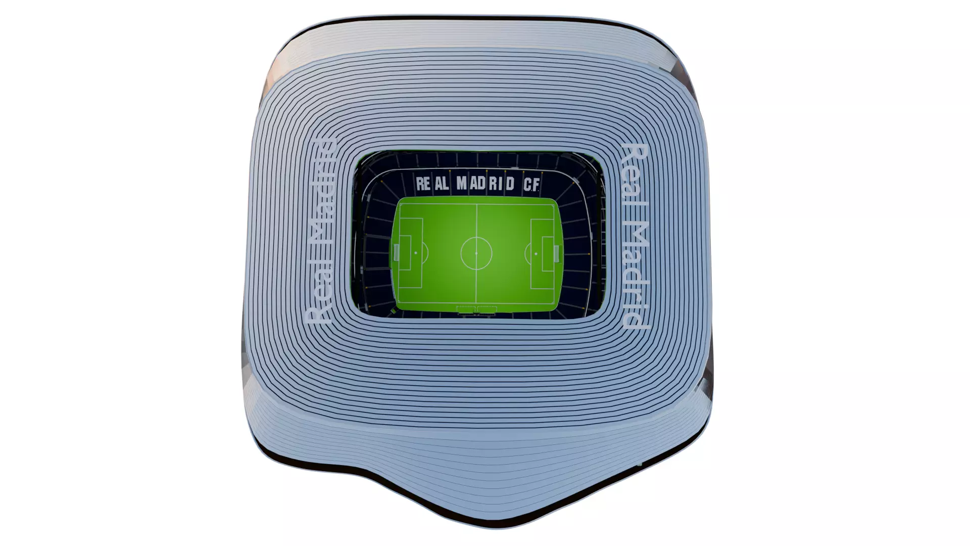 Santiago Bernabeu - The Bernabeu - Real Madrid Stadium 3D model_5