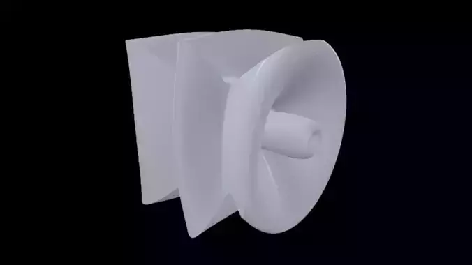 Qubic Vortex 3D Model - Sacred Geometry Archetype