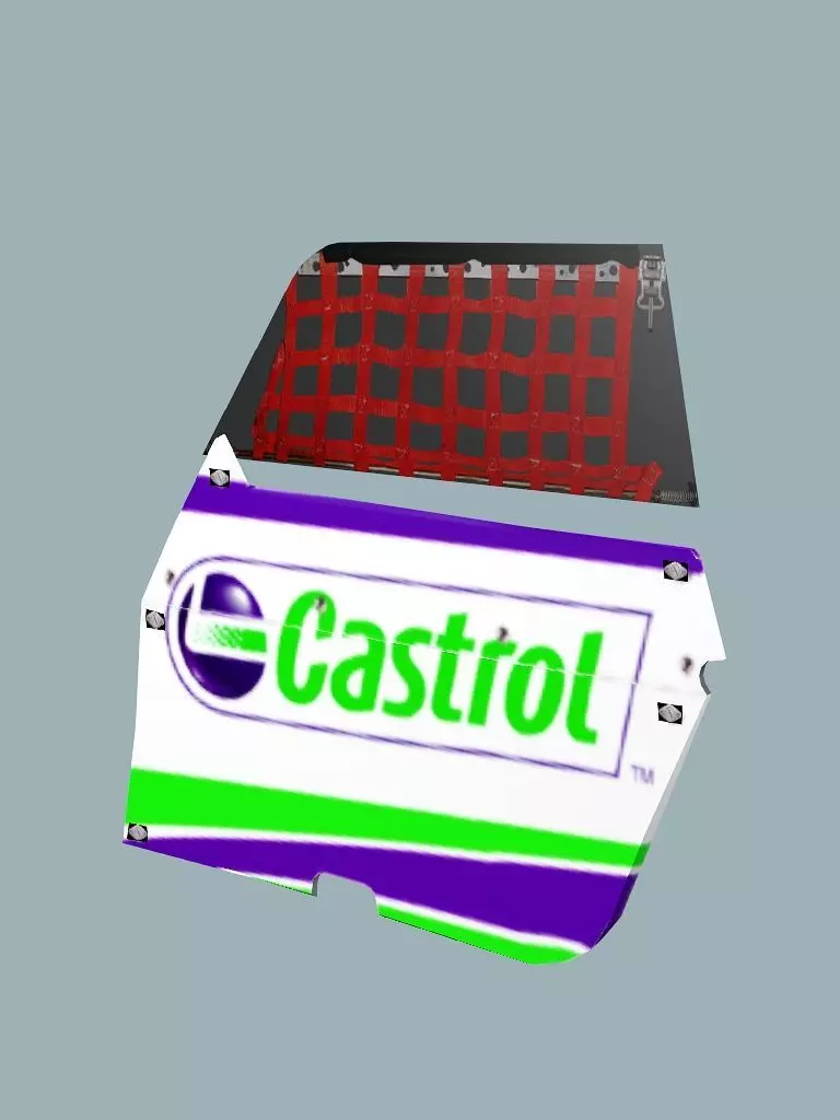 Post-Apocalypse Buggy Car XX With Gunholder 3D Model Low-poly 3D model_10