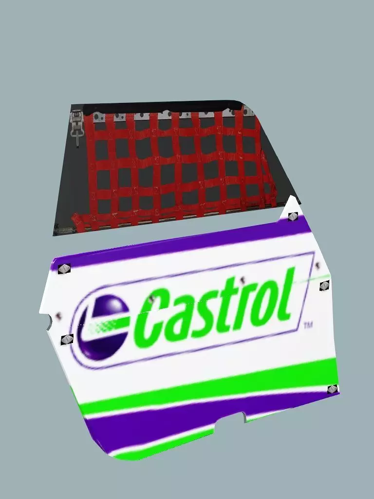 Post-Apocalypse Buggy Car XX With Gunholder 3D Model Low-poly 3D model_9