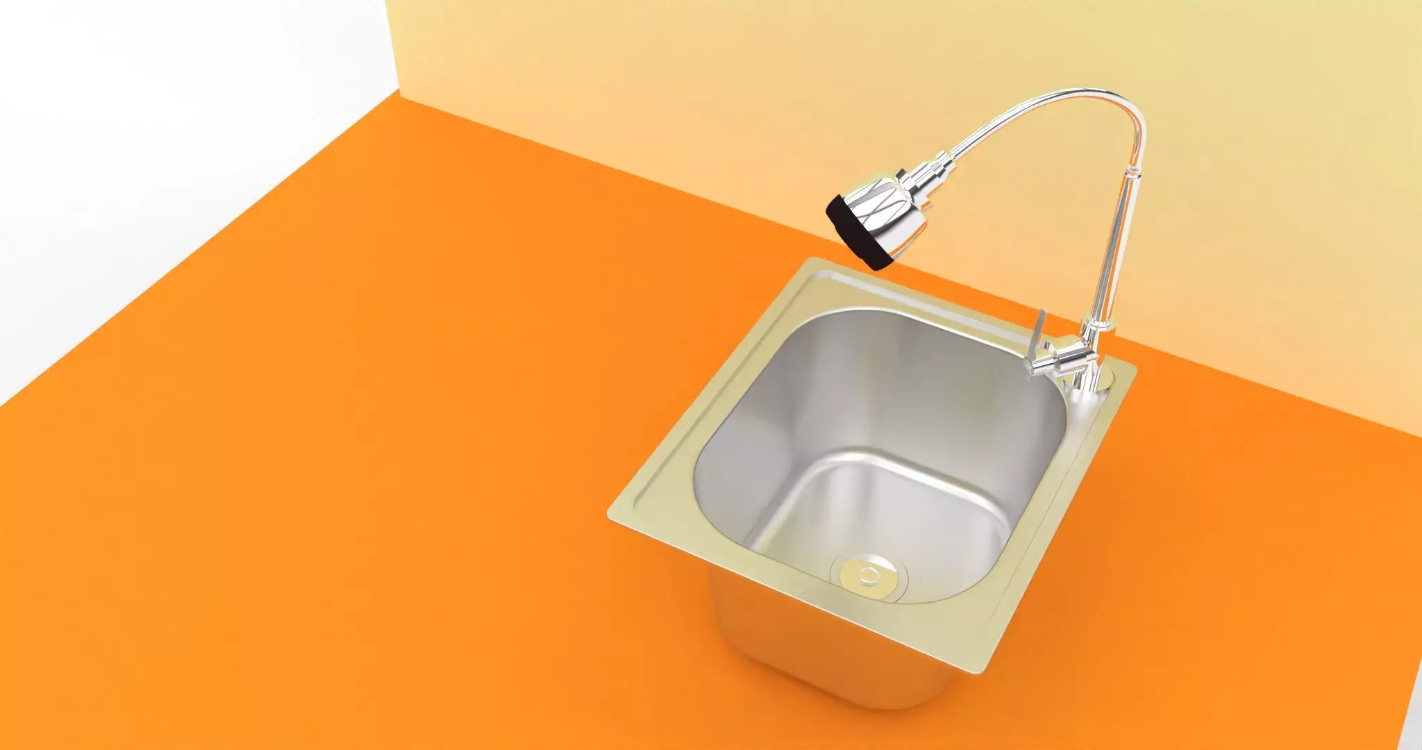 Kitchen Sink 3D model_0