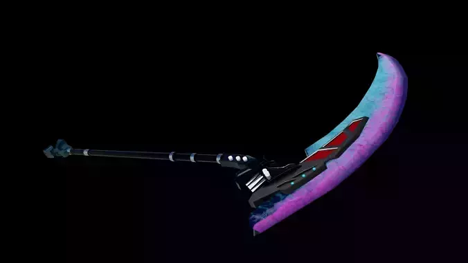 Spinal slicer weapon Low-poly 3D model