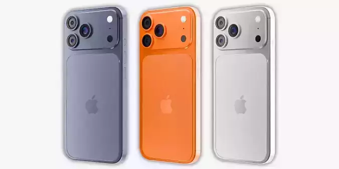 iPhone 17 Pro Max High Quality Blender 3D Model IN 3 COLORS