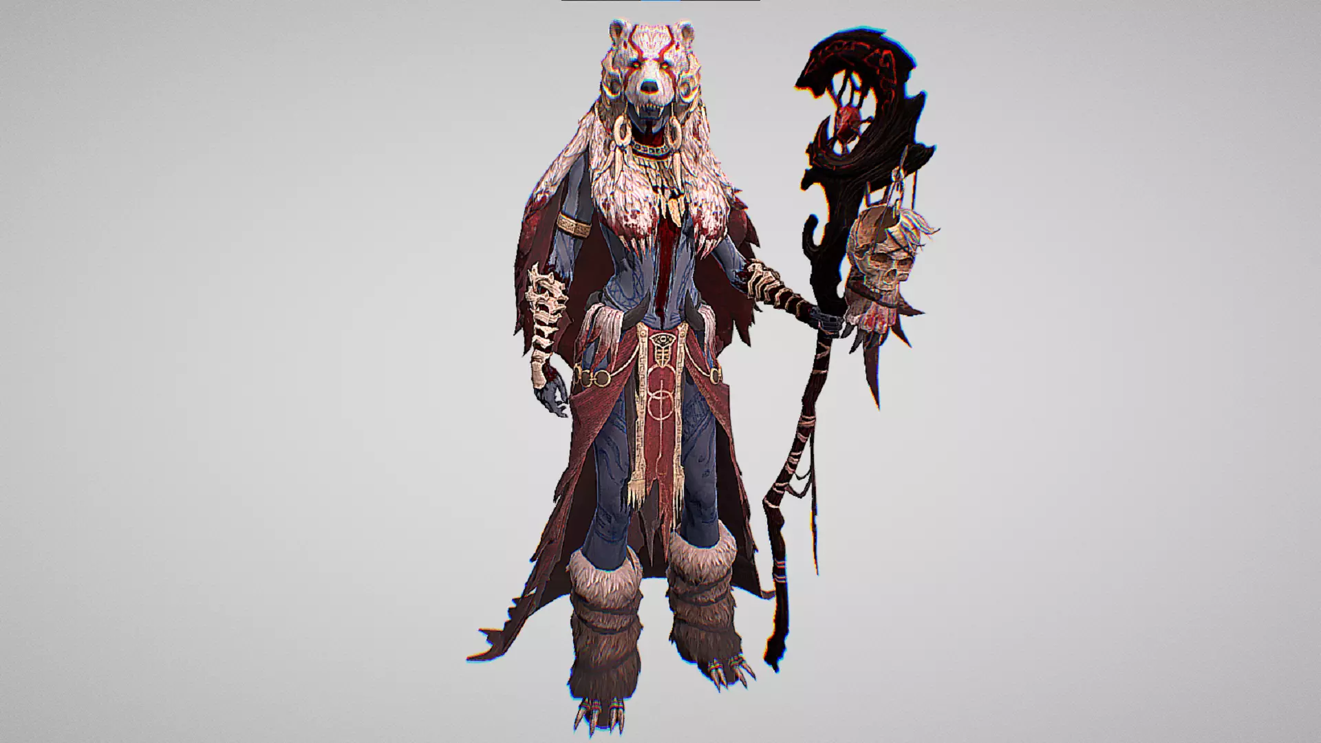 Kalina - Watcher Of Realms Hero - Included With Animations Low-poly 3D model_3