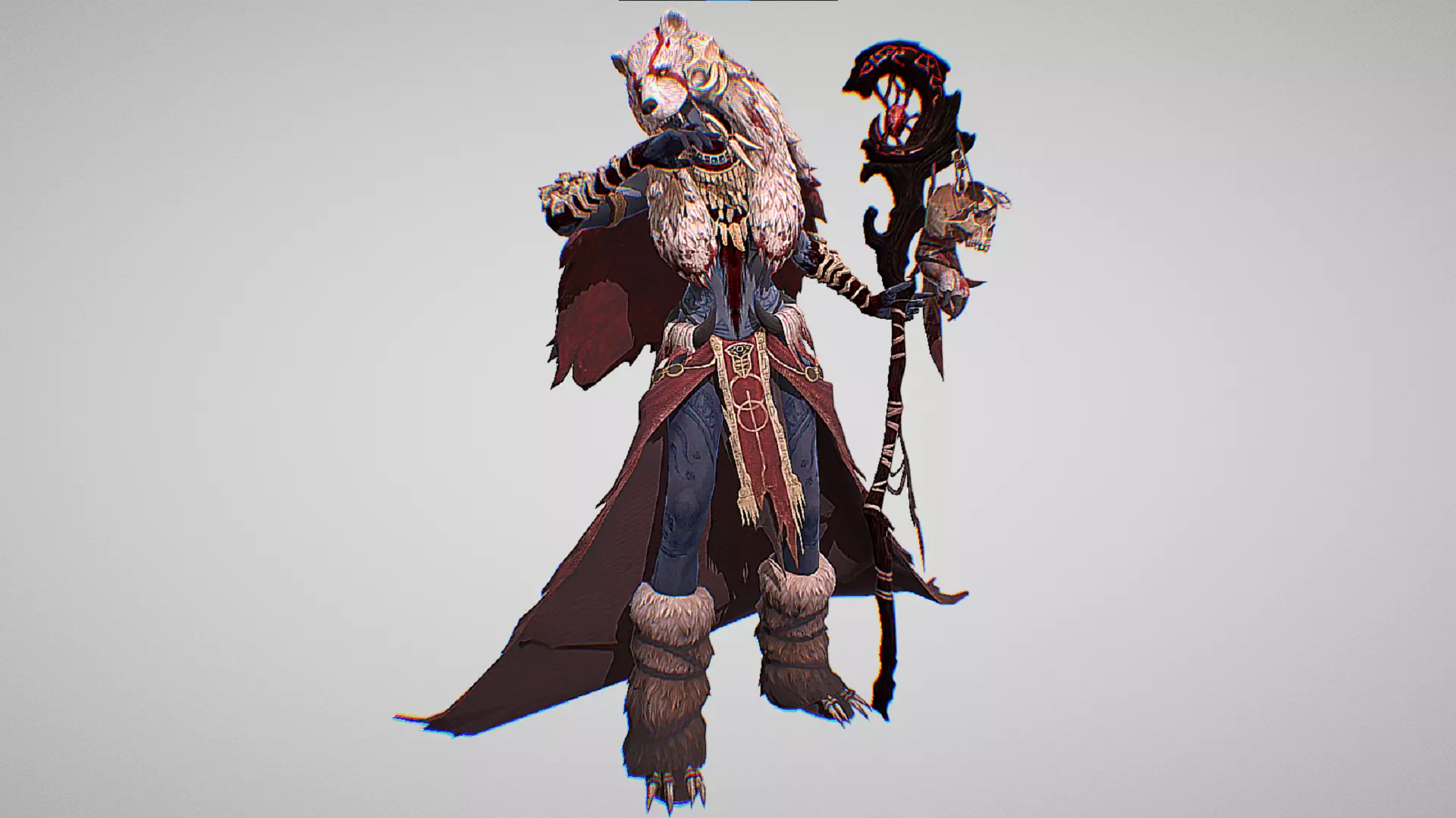 Kalina - Watcher Of Realms Hero - Included With Animations Low-poly 3D model_12