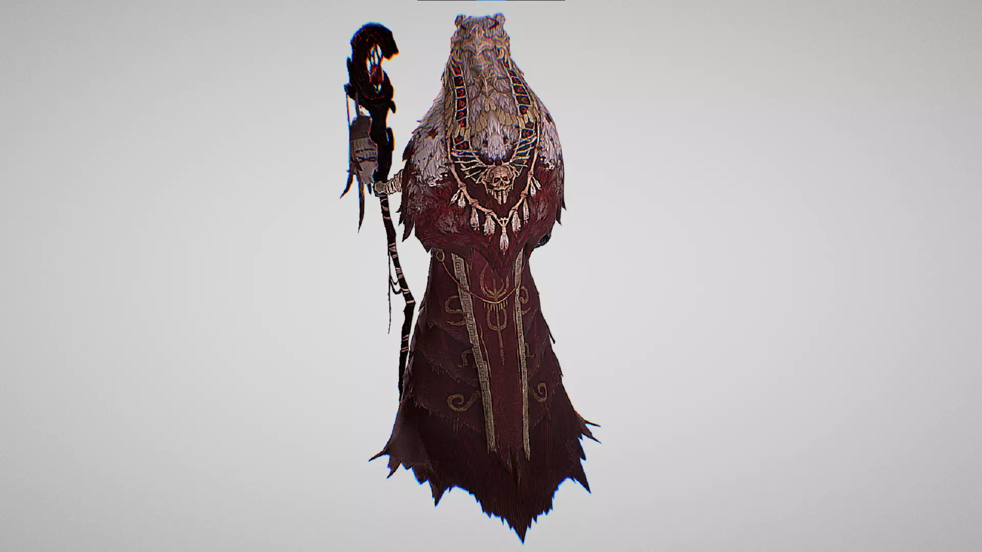 Kalina - Watcher Of Realms Hero - Included With Animations Low-poly 3D model_5