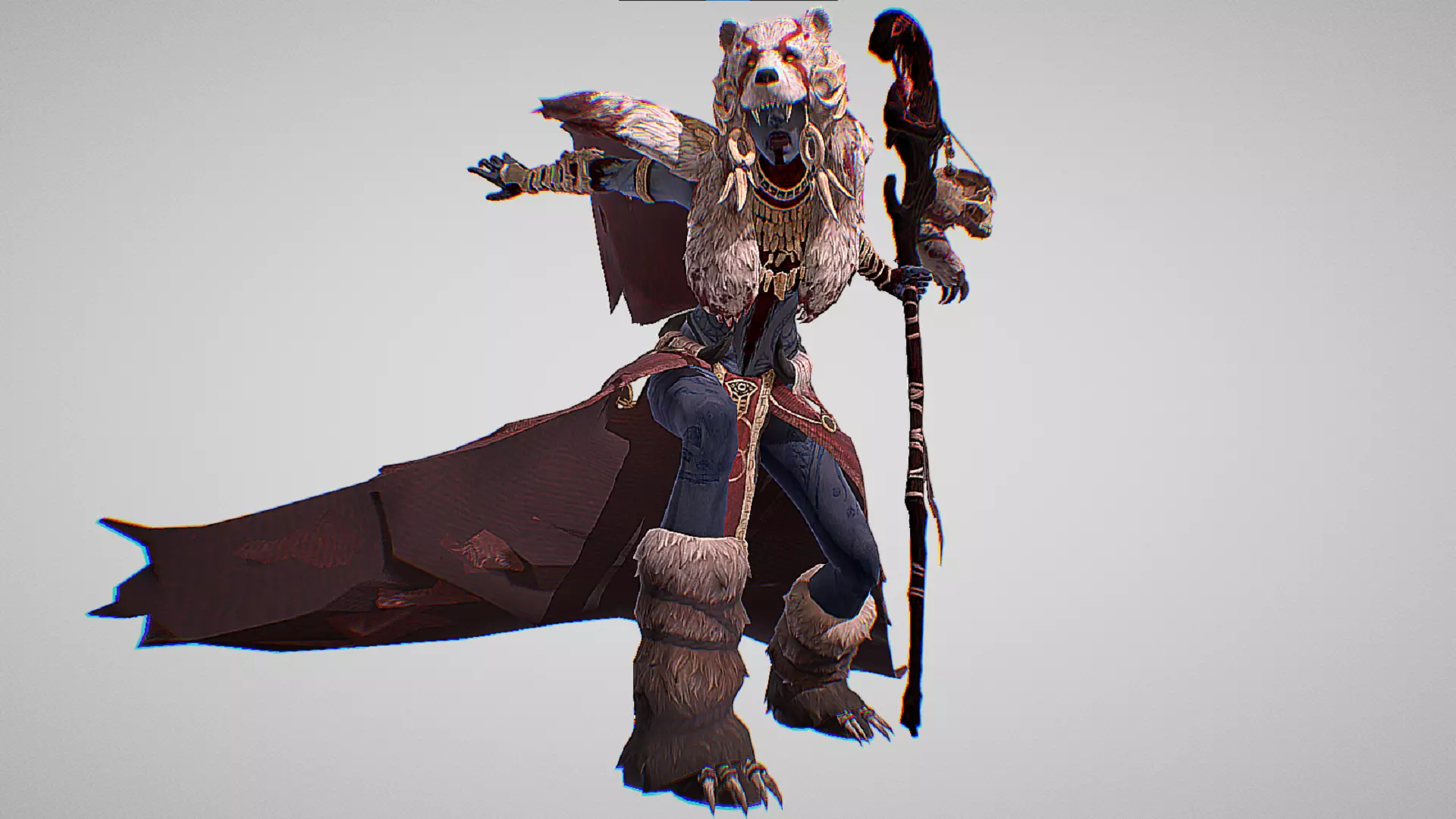 Kalina - Watcher Of Realms Hero - Included With Animations Low-poly 3D model_2