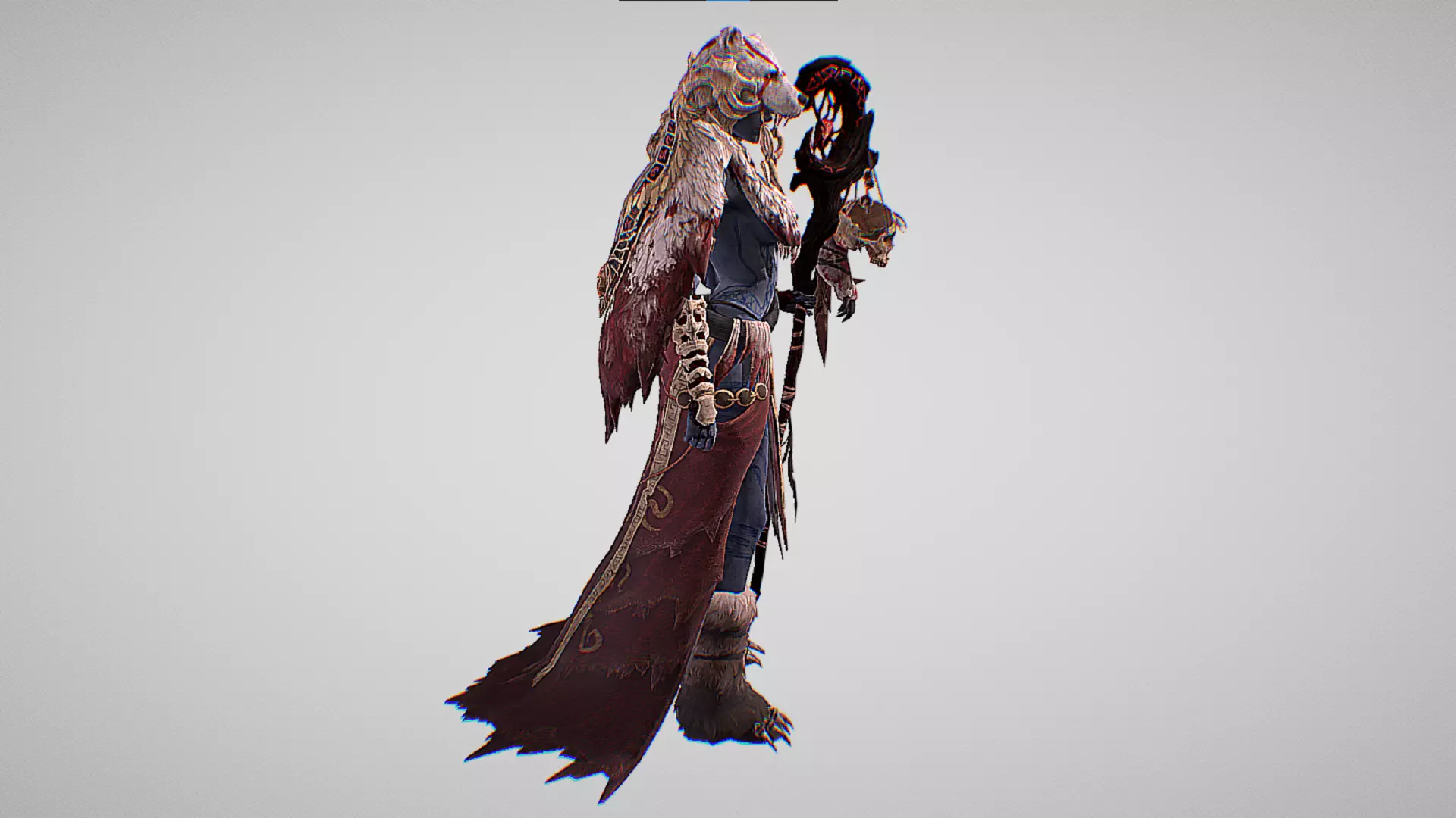 Kalina - Watcher Of Realms Hero - Included With Animations Low-poly 3D model_6