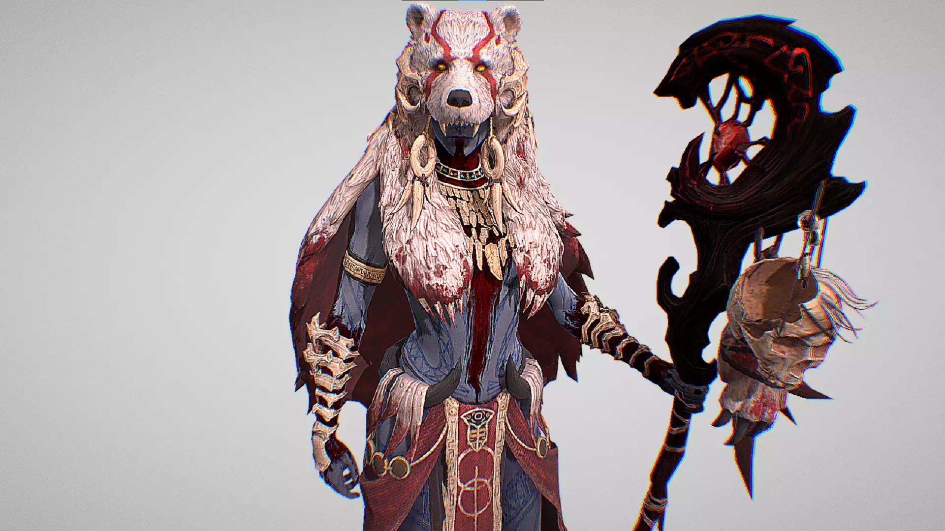 Kalina - Watcher Of Realms Hero - Included With Animations Low-poly 3D model_0