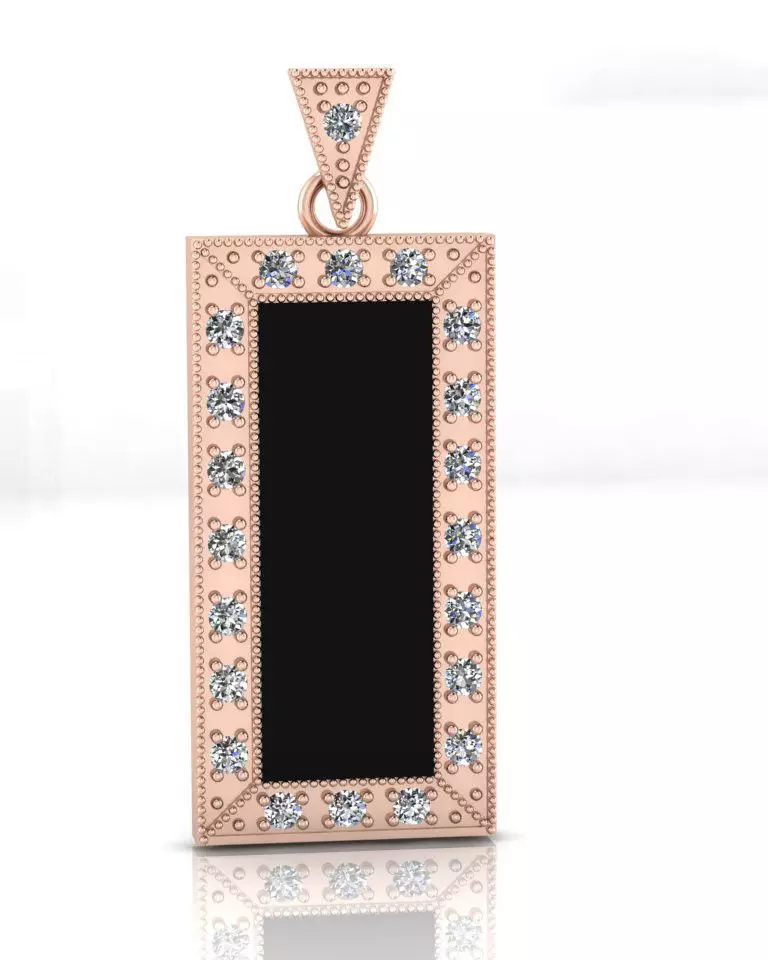 free jewelry pendant Free 3D print model