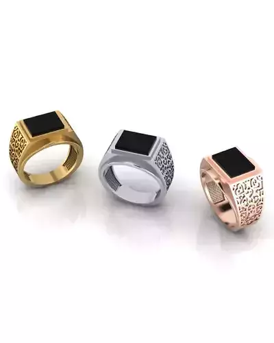 man gold jewelry ring 