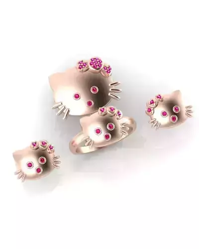 hello kitty jewelry set