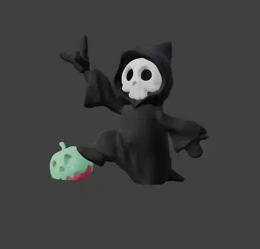 ghost  halloween 3 part print 