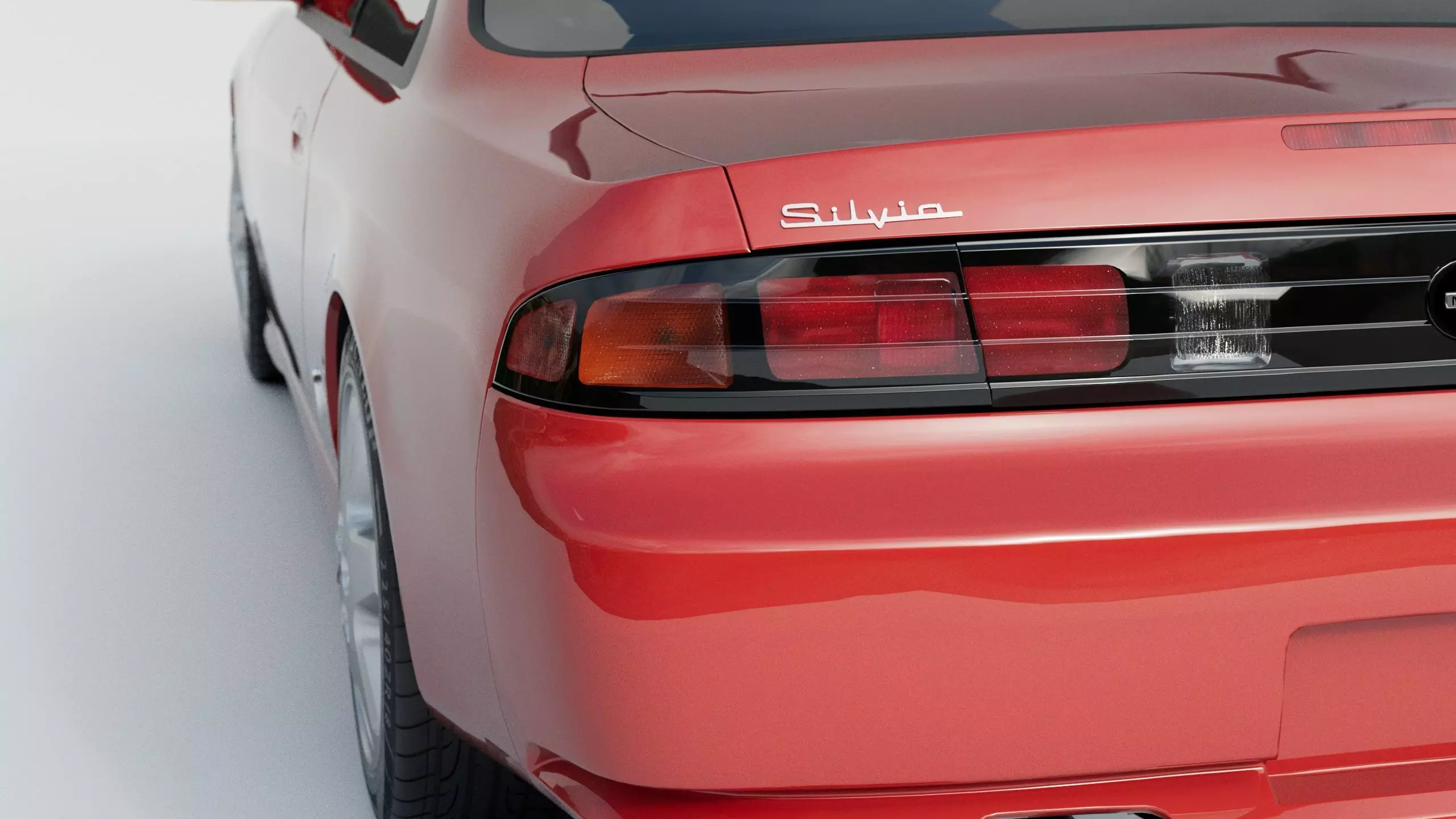 Nissan Silvia S14 3D model_7