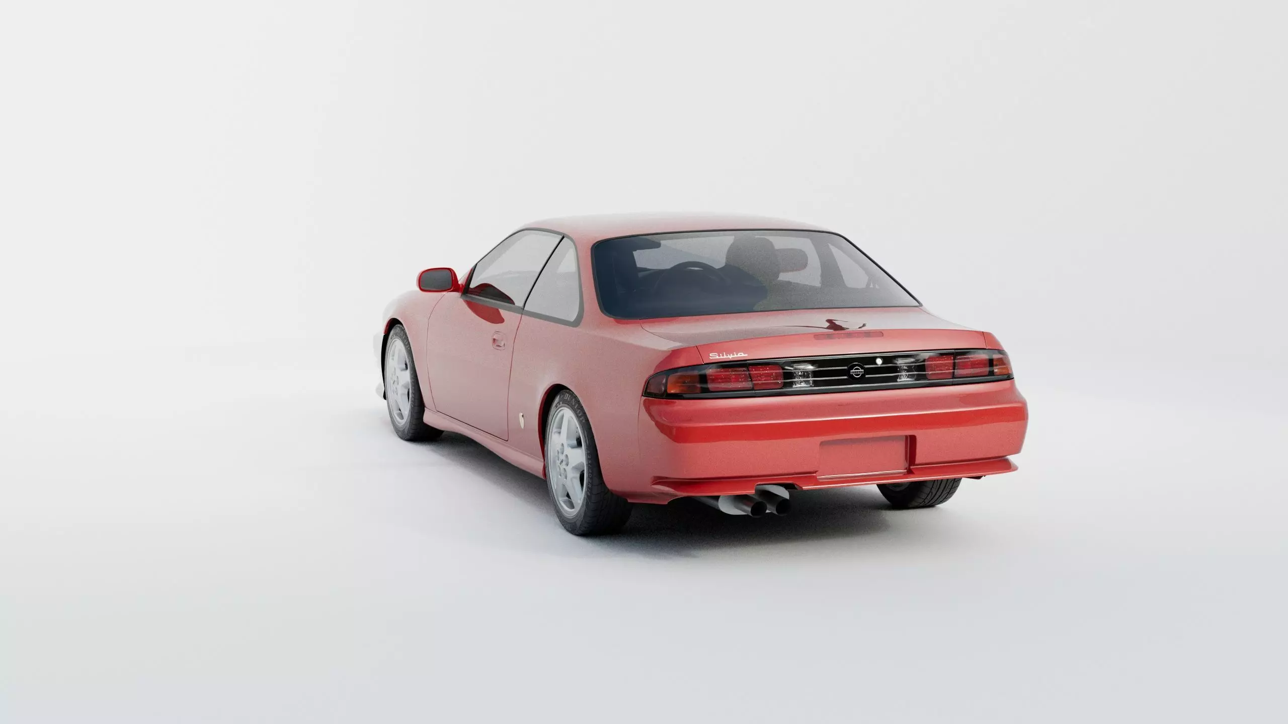 Nissan Silvia S14 3D model_2