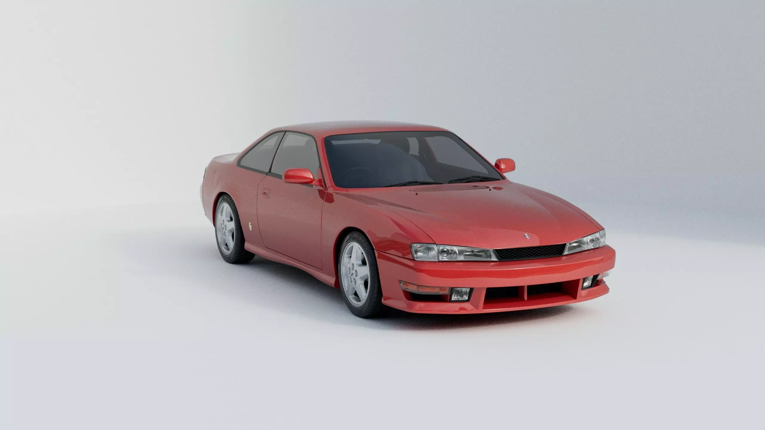 Nissan Silvia S14 3D model_1