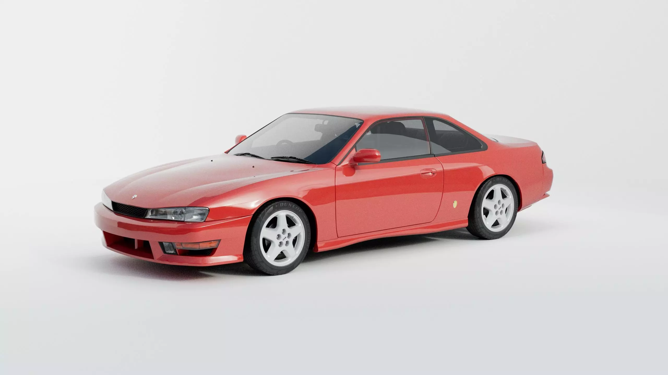 Nissan Silvia S14 3D model_3