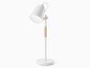 Adjustable Study Desk Lamp White Low-poly 3D model_1