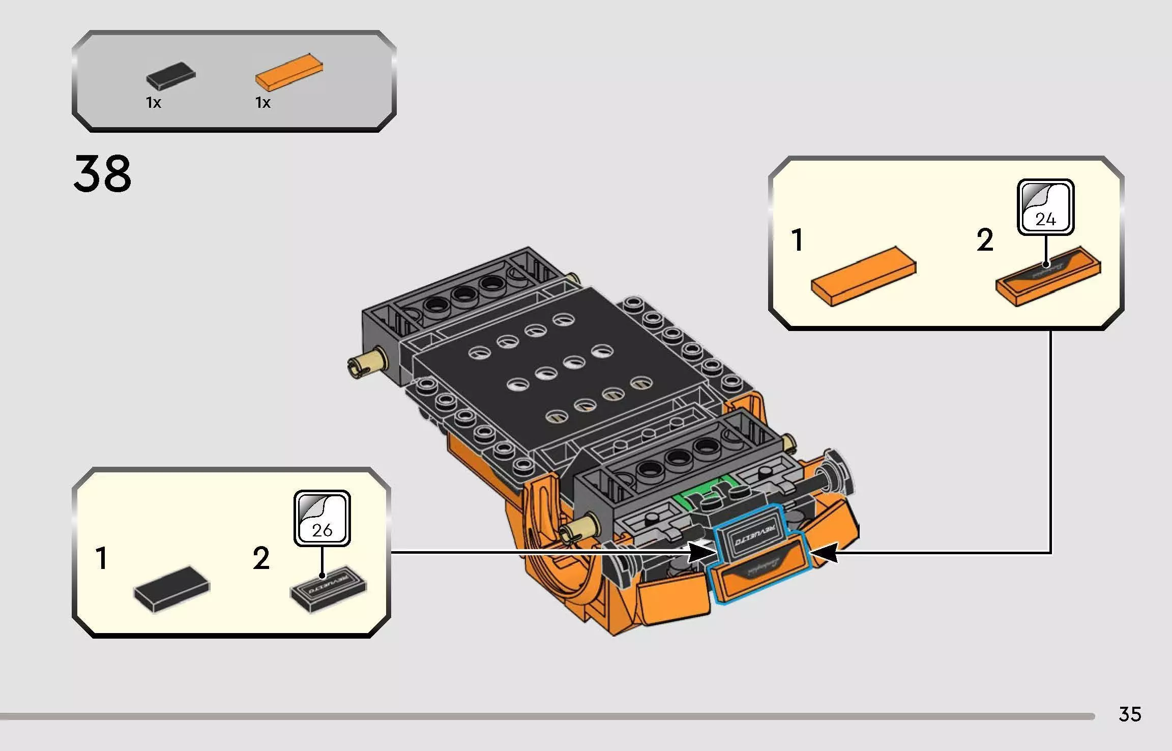 TwindBricks3D - 77238 - Lambo Revuelto and Huracan 3D print model_27