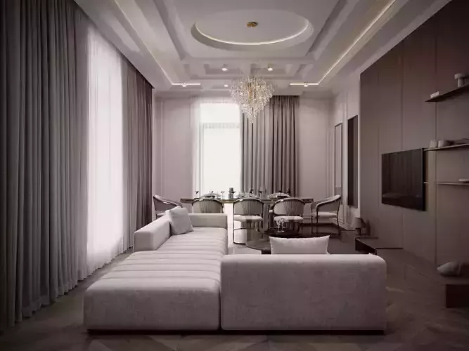 Living Room Neoclassic