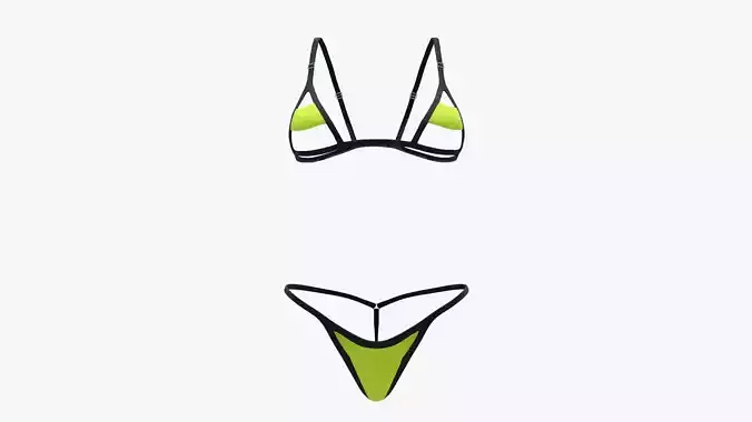 Swimsuit SMS 46 Low-poly 3D model