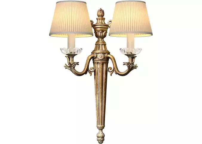Bronze Antique Wall lamp Sconce Light in American Classic Style