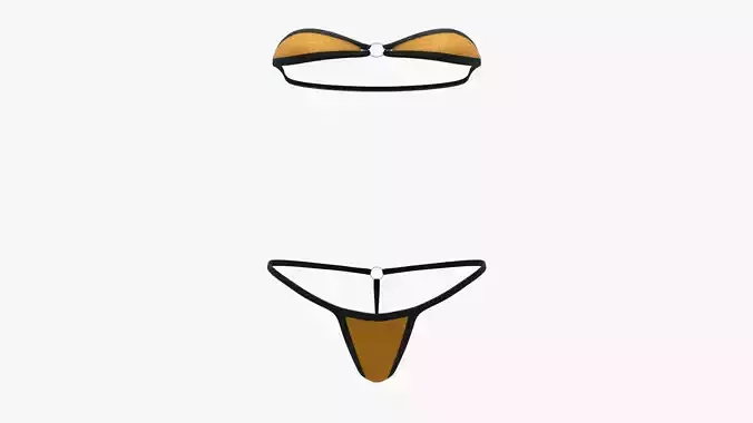 Swimsuit SMS 47 Low-poly 3D model