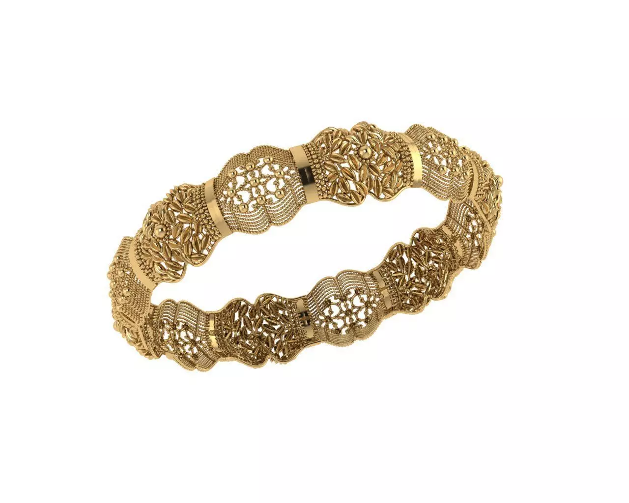 indian Traditional Bracelet 3D print model