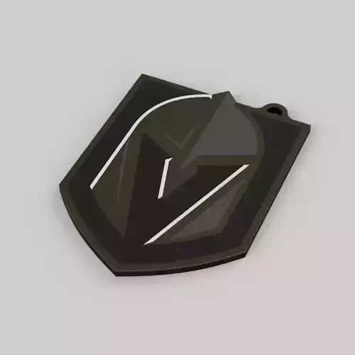 Vegas Golden Knights Shield Keychain NHL